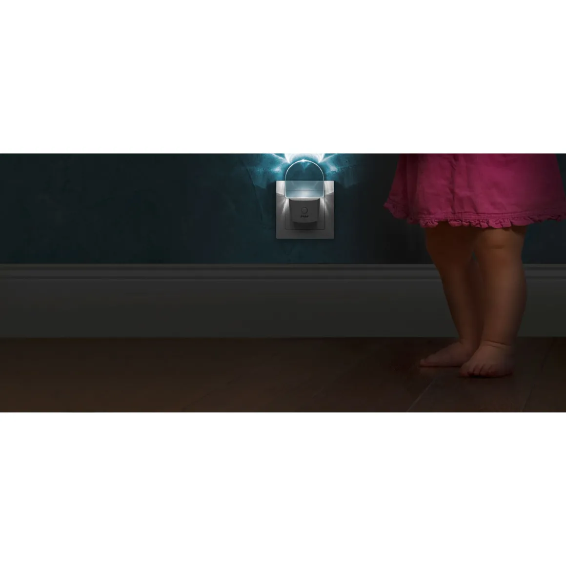 LED-Nachtlicht mit Sensor weiß