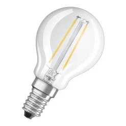 LED Tropfen E14 250lm 4.000K 25 WErsatz kaltweiss Filament klar
