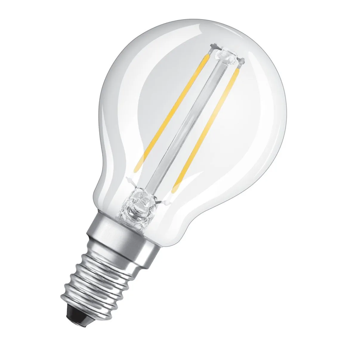 LED Tropfen E14 250lm 2.700K 25 WErsatz warmweiss Filament klar
