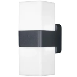 Ledvance SMART+ Außenwandleuchte Cube Up Down 8 x 20,5 x 11 cm grau
