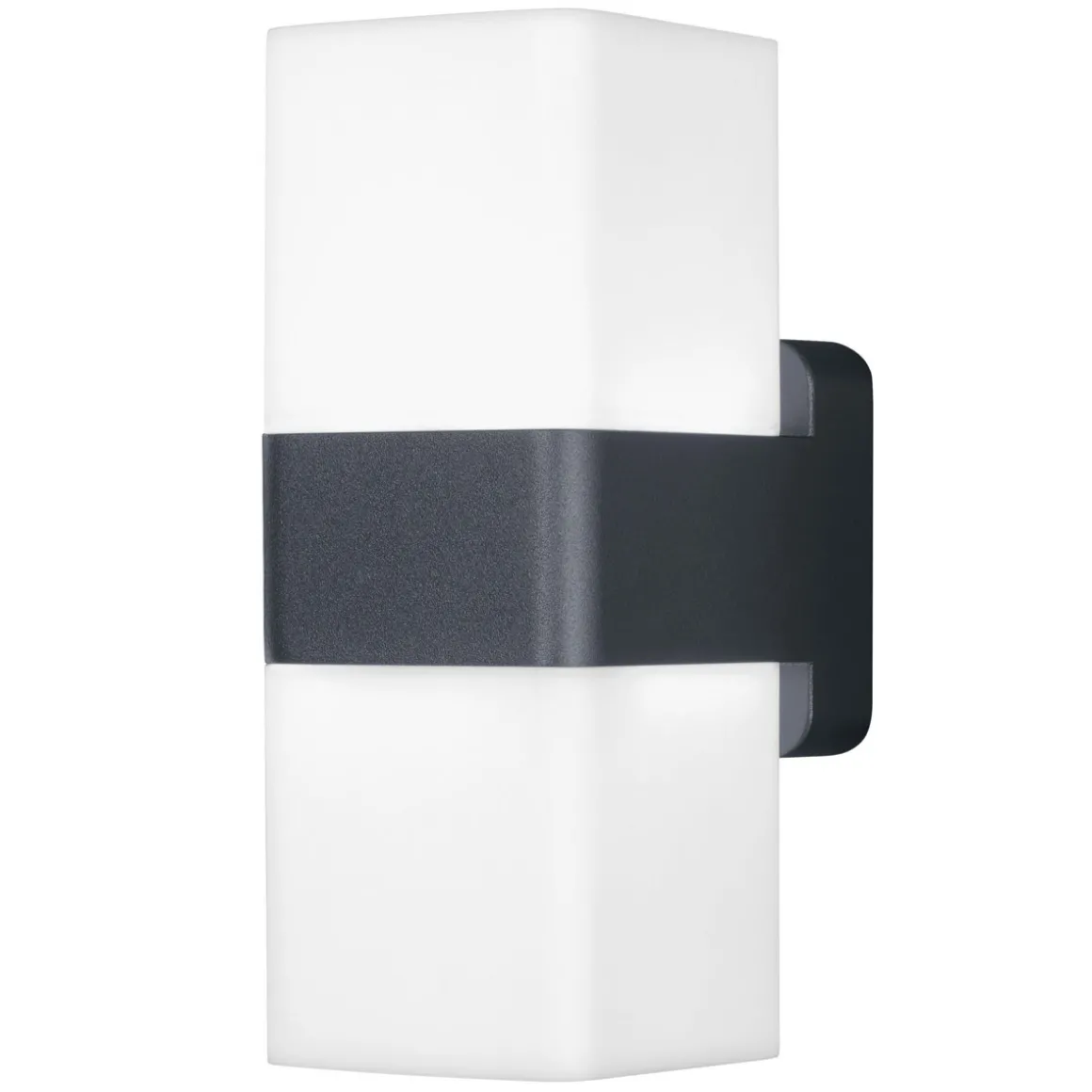 Ledvance SMART+ Außenwandleuchte Cube Up Down 8 x 20,5 x 11 cm grau