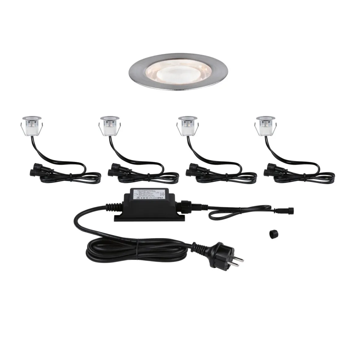L+L Set BodenEBL 4x0,5W IP67 3000K 12V