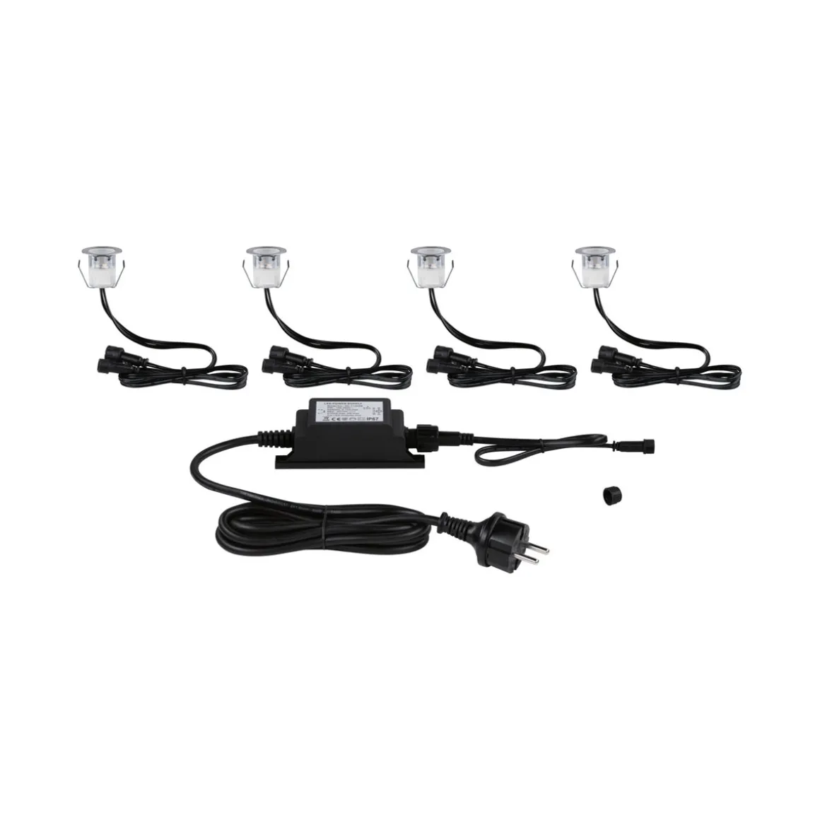 L+L Set BodenEBL 4x0,5W IP67 3000K 12V