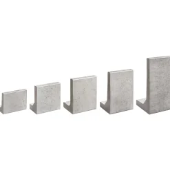 L-Stein 50x32x40x8 cm Grau, mit Fase