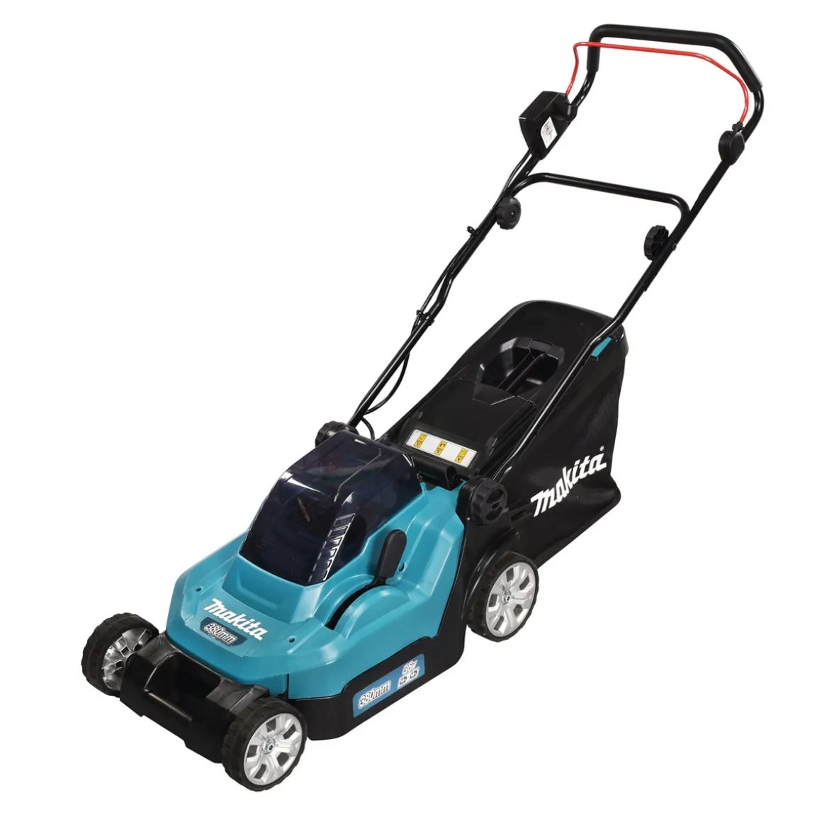 Makita Akku-Rasenmäher DLM382PM2 2 x 18V 4,0Ah inkl Akkus und Doppelladegerät