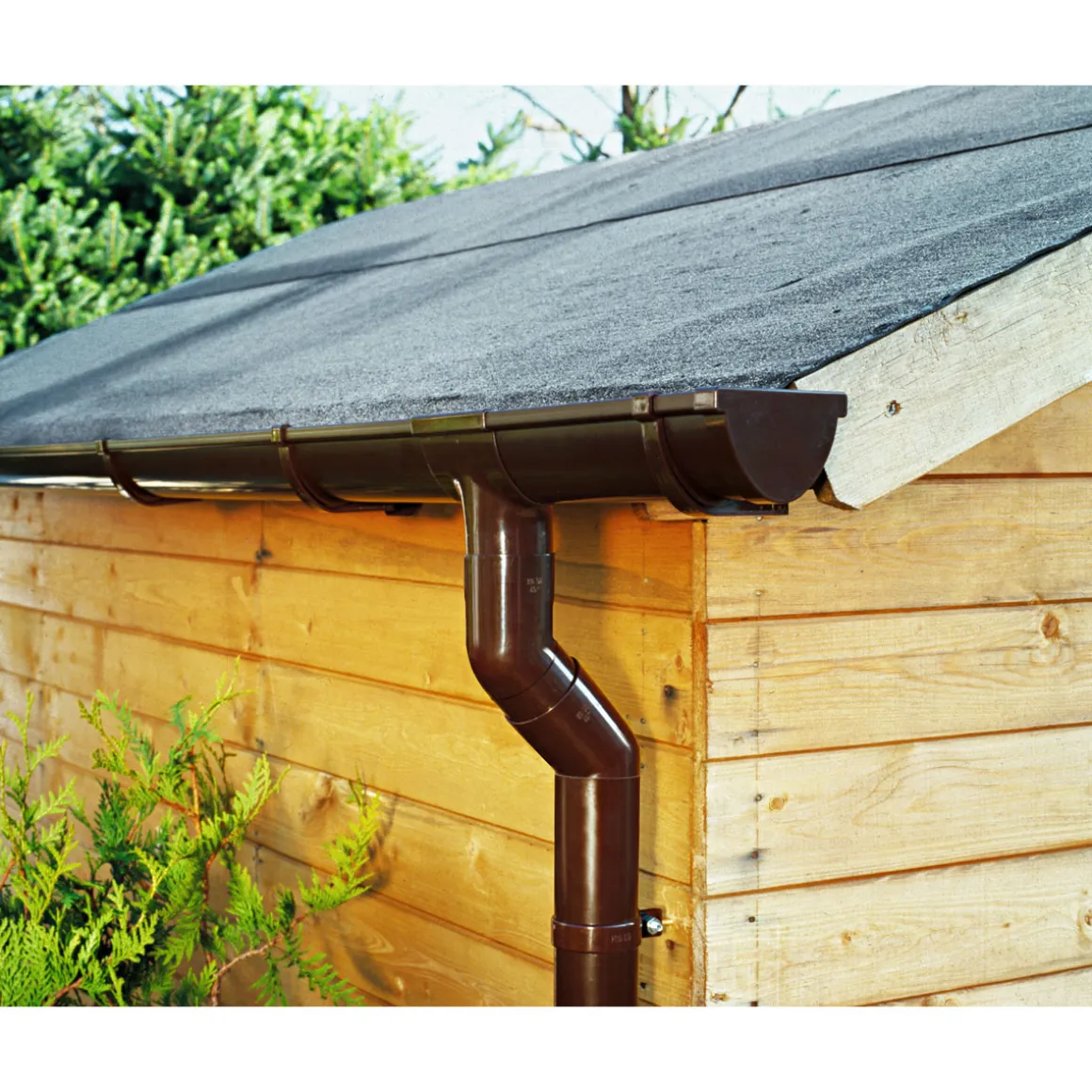 Marley Duplex-Dachrinne grau 200 cm