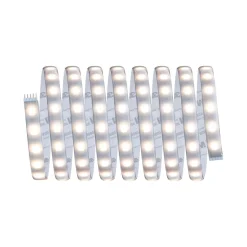 MaxLED 500 Basisset 3m RGBW IP44 Cover3000K 36W 230/24V 60VA Silber Kst