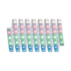MaxLED 500 Basisset 3m RGBW IP44 Cover3000K 36W 230/24V 60VA Silber Kst