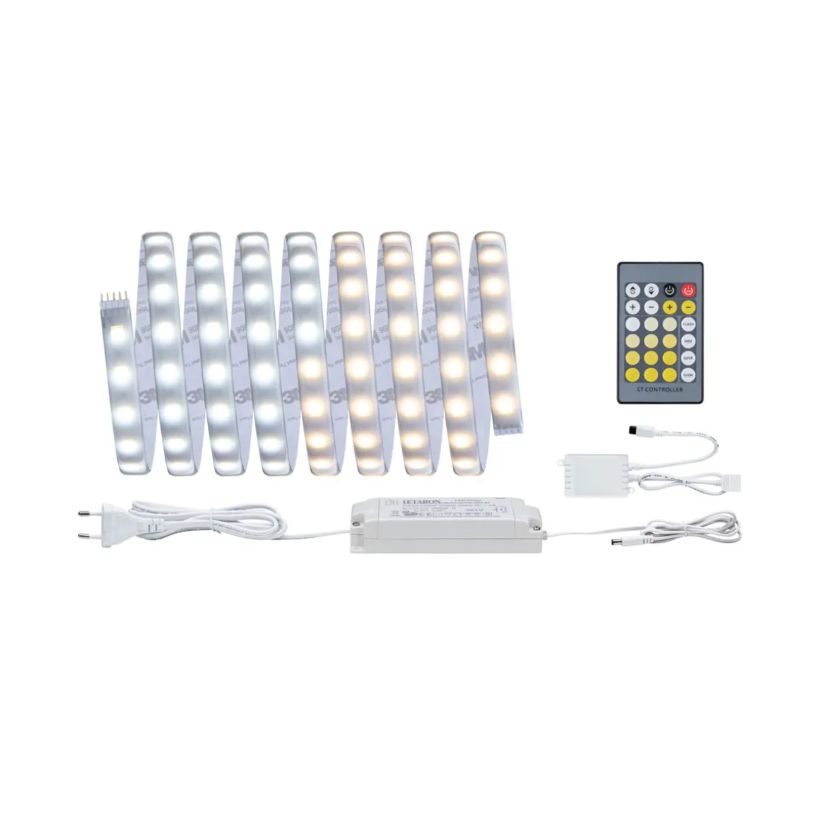 MaxLED 500 Basisset 3m TunW IP44 Cover2700K-6500K 20W 230/24V 36VA Si Ks
