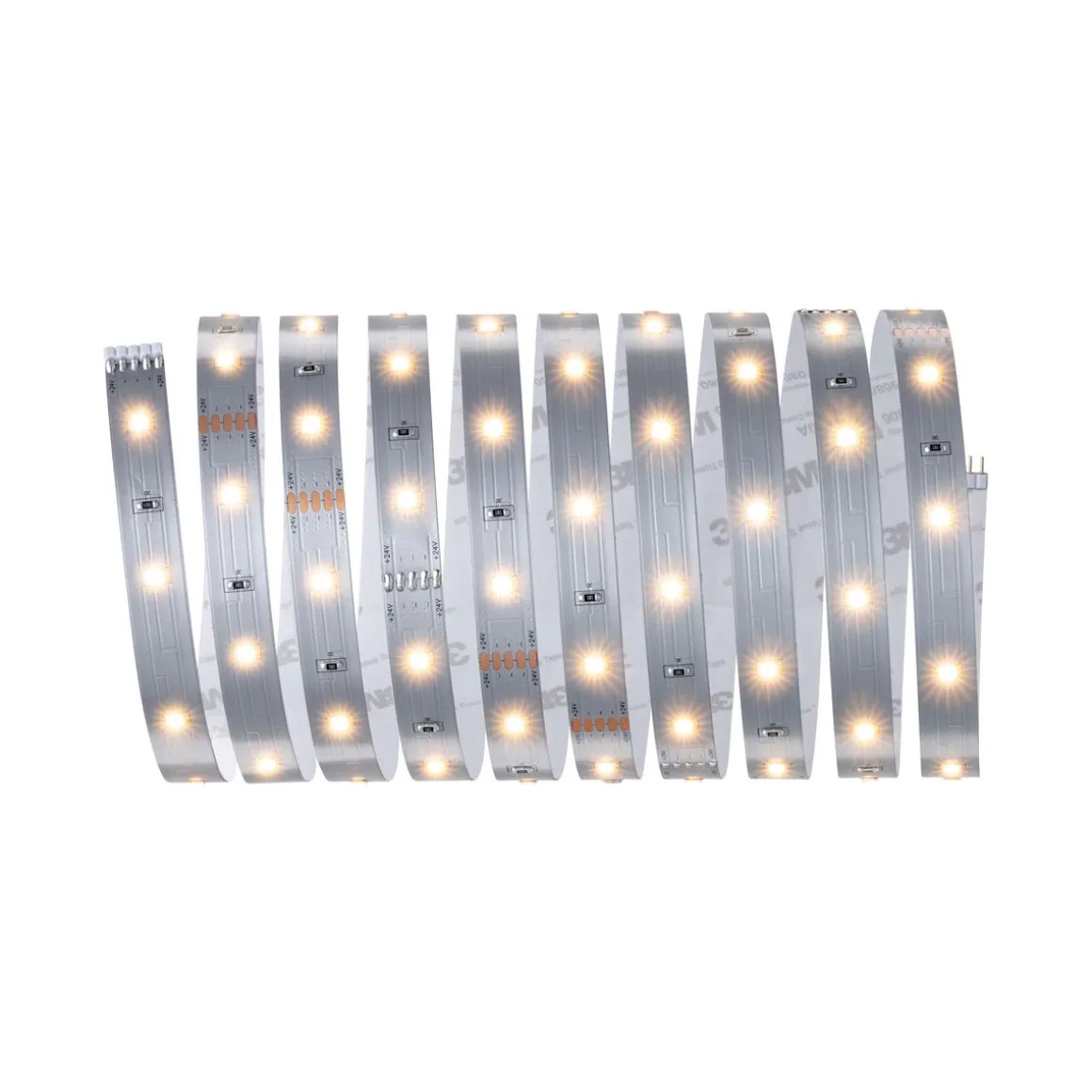 MaxLED 250 Basisset 3m Warmweiss IP202700K 12W 230/24V Silber
