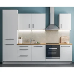MaxLED 500 Comfort Set kitchen 1,8m IP44Cover 2700K 11W 230/24V 20VA Silber Kst