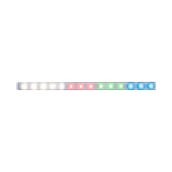 MaxLED 500 Stripe 1m RGBW IP44 Cover3000K 12W 24V Silber Kst
