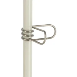 Metallclip für Fiberglas-Pfahl 10 mm 30 Stück
