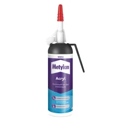 Metylan Dichtmasse Wand und Decke Acryl weiß 6 x 100 ml