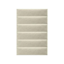 Mollis Polsterpaneele beige 60 x 15 cm