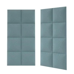 Mollis Polsterpaneele blau 30 x 30 cm