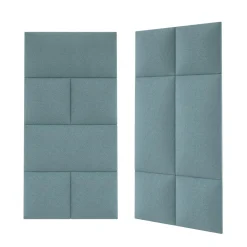 Mollis Polsterpaneele blau 30 x 30 cm
