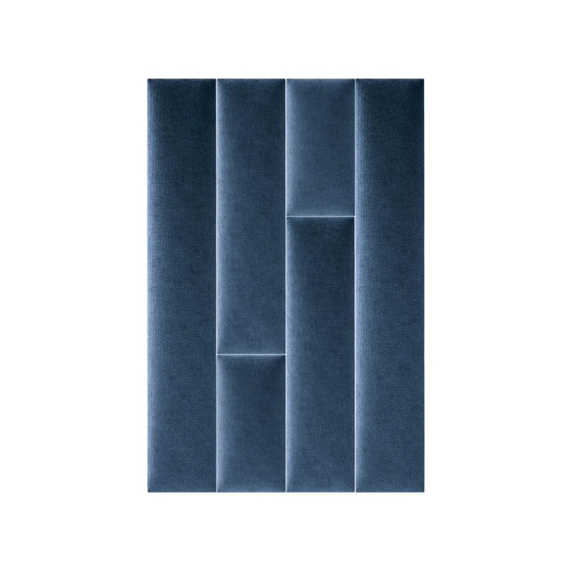 Mollis Polsterpaneele blau 60 x 15 cm