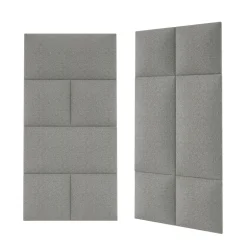 Mollis Polsterpaneele grau 30 x 30 cm