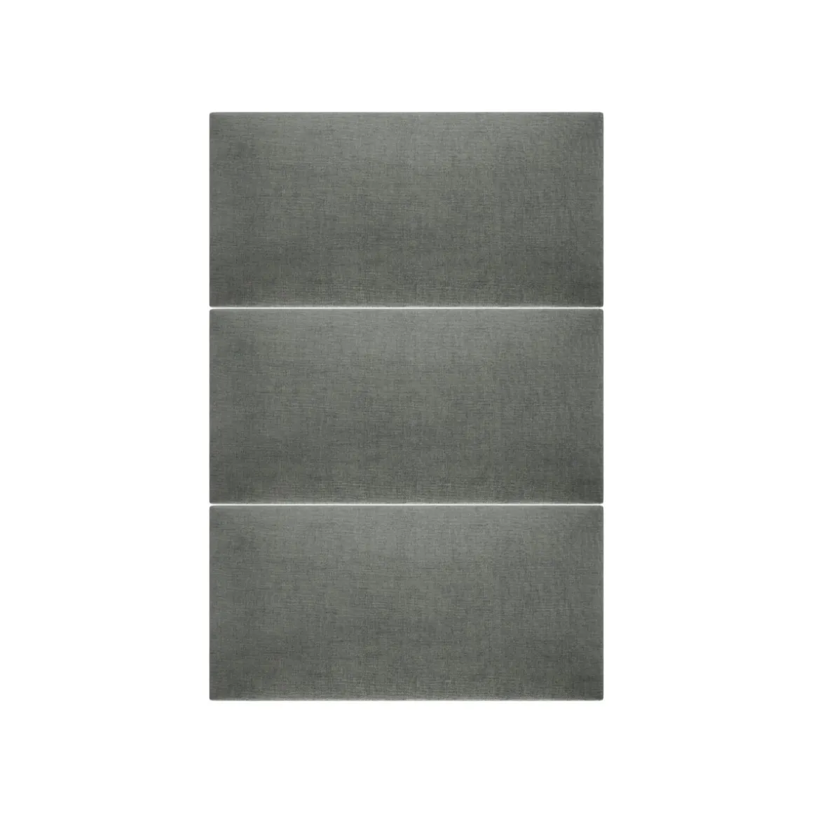 Mollis Polsterpaneele grau 60 x 30 cm