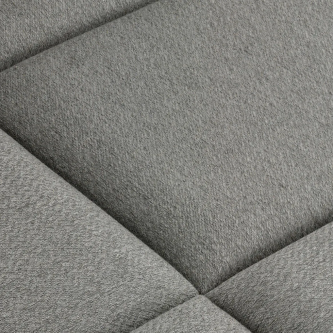 Mollis Polsterpaneele grau 60 x 30 cm