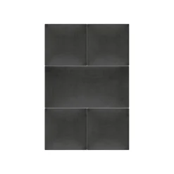 Mollis Polsterpaneele schwarz-grau 60 x 30 cm