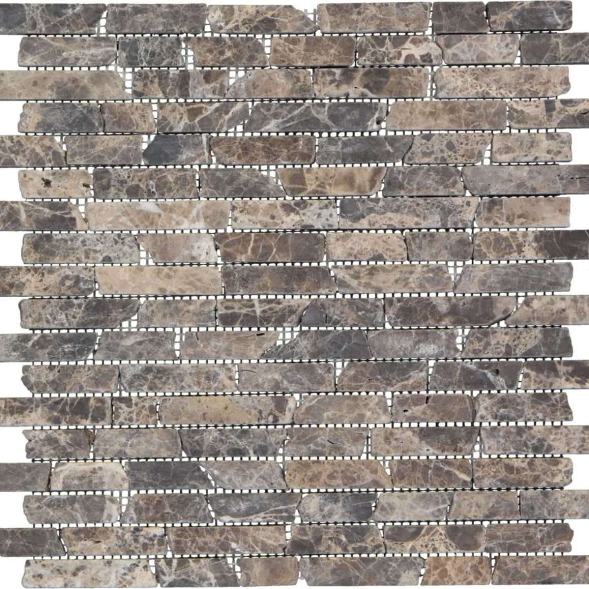 Mosaikfliese Collexion Emperador Marron 30 x 30 cm