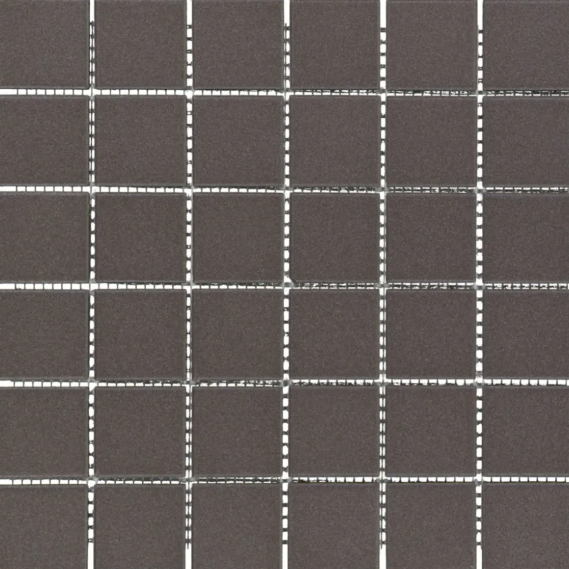 Mosaikfliese Vitra Uni Black 30 x 30 cm