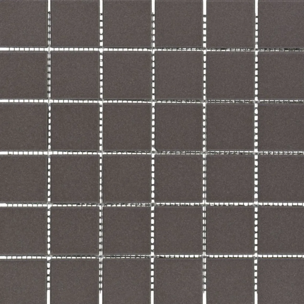Mosaikfliese Vitra Uni Black 30 x 30 cm