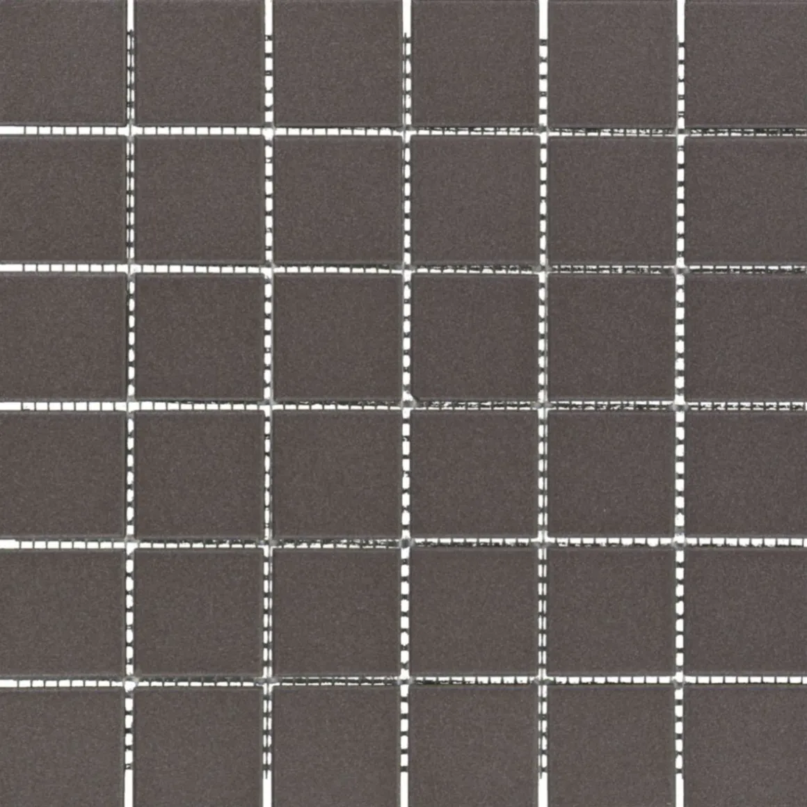 Mosaikfliese Vitra Uni Black 30 x 30 cm