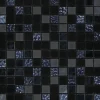 Mosaikfliese X-Glue Glas Schwarz-Blau 30 x 30 cm selbstklebend