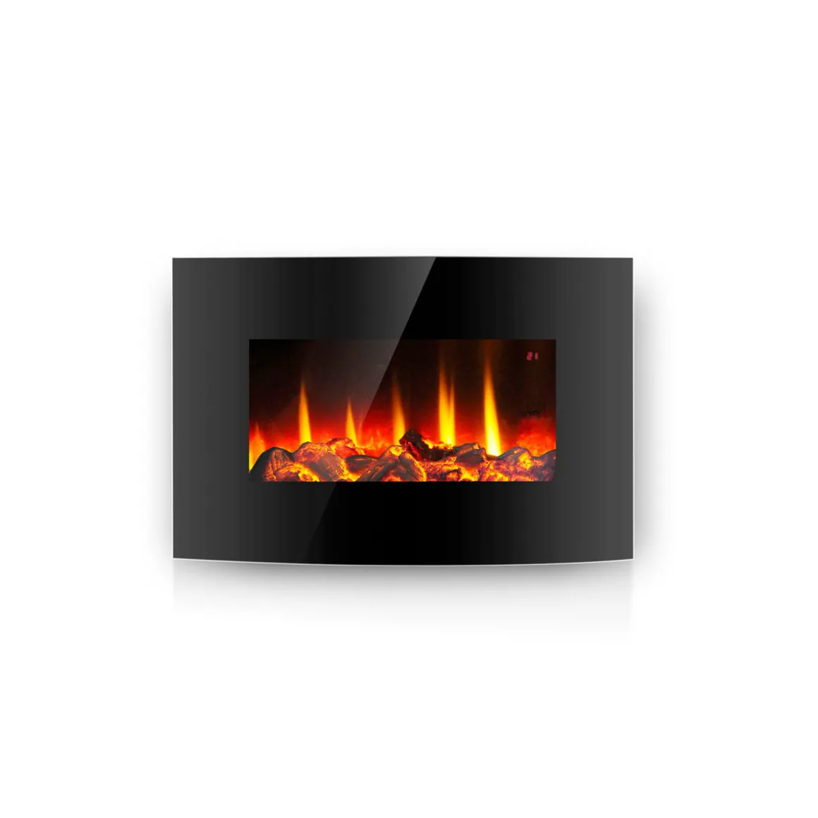 MyFireTool Elektrischer Wandkamin mit Fernbedienung inkl Batterien