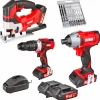 MyTool Akku-Bohrschrauber-Set Basic 4-teilig