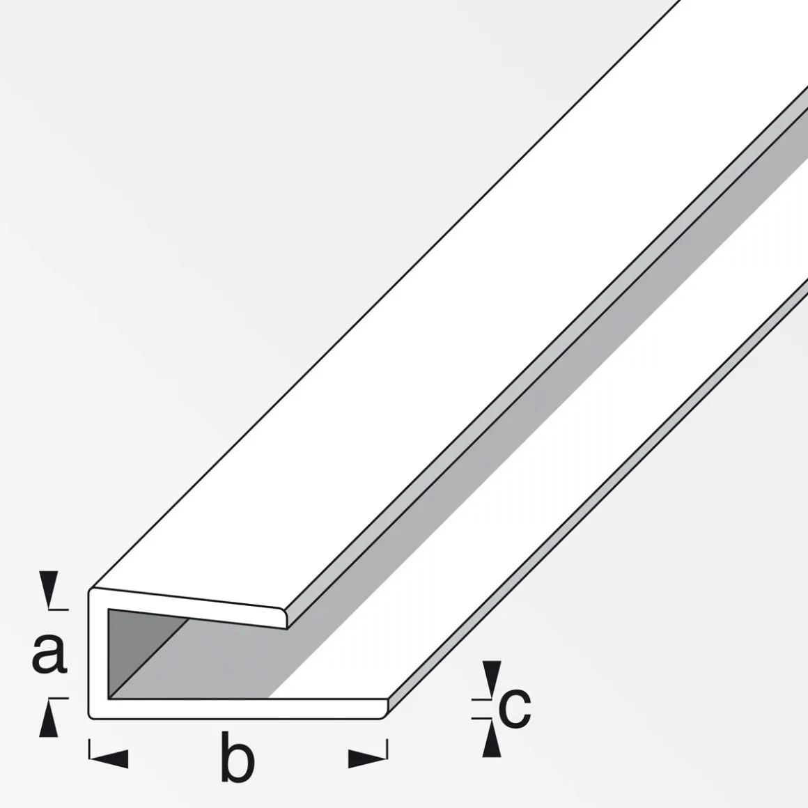 MyTool Einfassprofil 3,5 mm 1m weiß