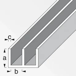 MyTool Führungsschienenprofil 6 x 15,9 x 6 cm 1m unten