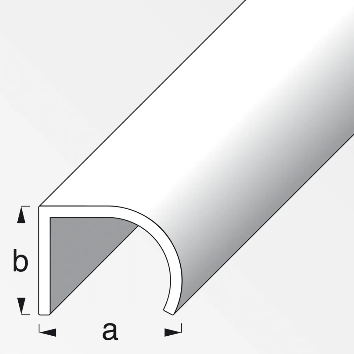 MyTool Griffprofil 25 x 19 cm 1m silber