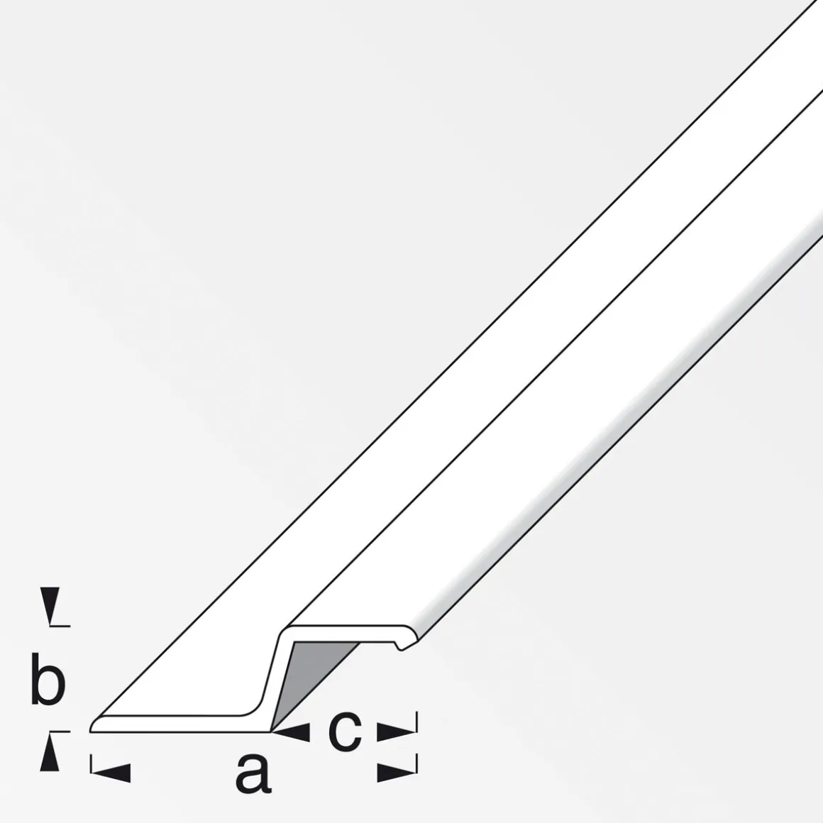 MyTool Griffprofil 40 x 13 x 18 cm 1m silber