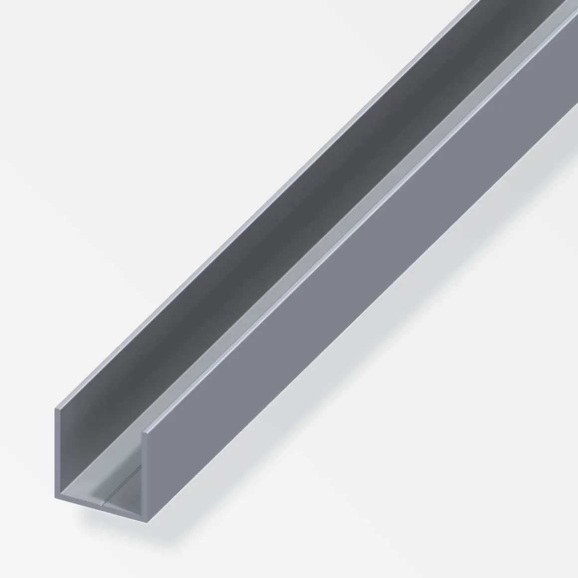 MyTool Quadrat U-Profil 7,5 mm Alu blank 2,5m