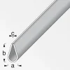 MyTool Rahmenprofil 15 mm 1m weiß
