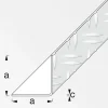MyTool Riffelblechwinkel 35,5 mm 2,5m gleichschenklig blank