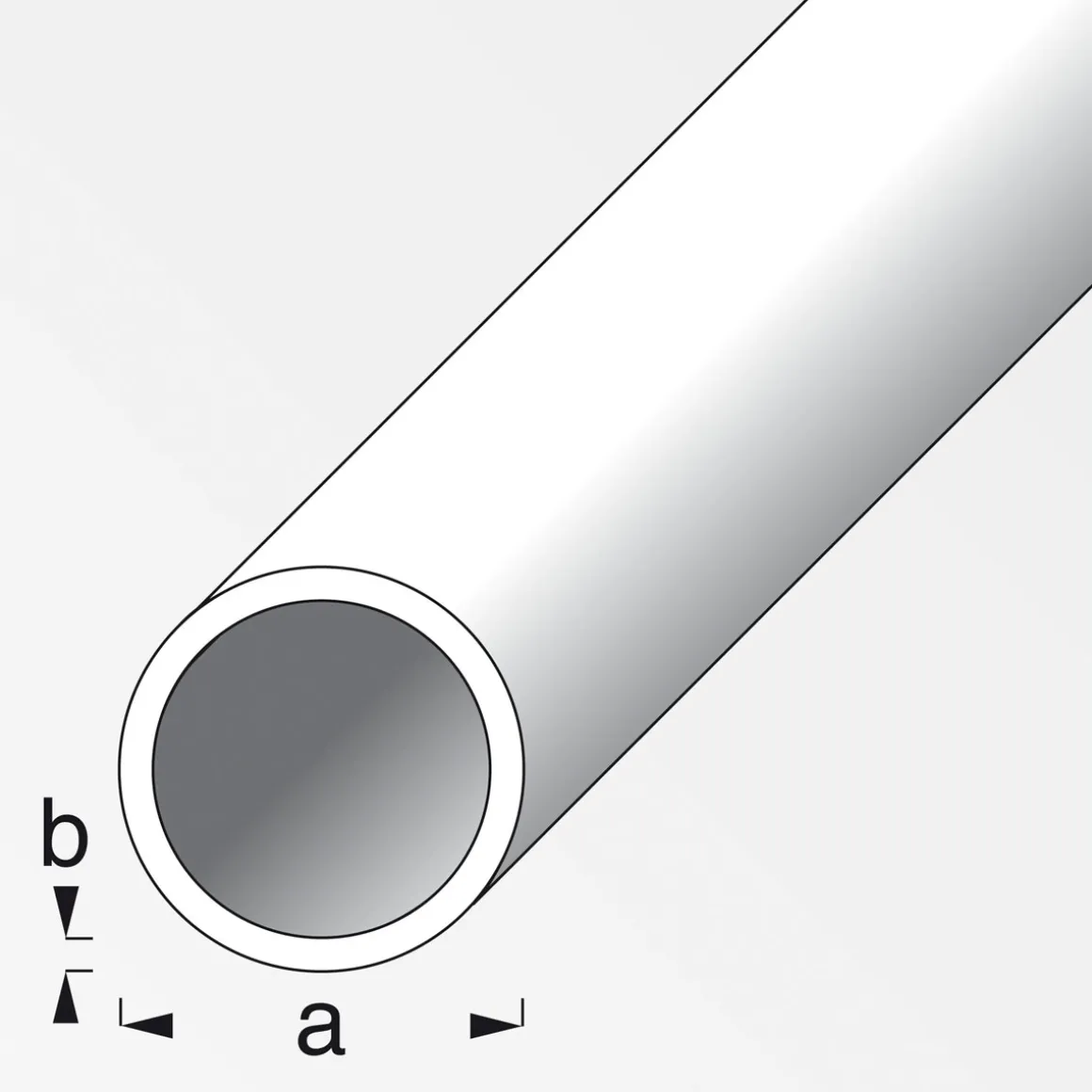 MyTool Rundrohr 20 cm 1m silber