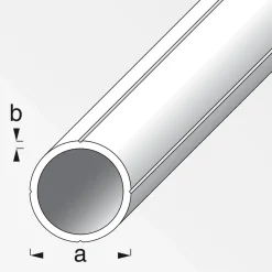 MyTool Rundrohr 11,5 mm 1m weiß Kunststoff