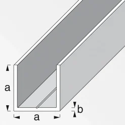 MyTool U-Profil 23,5 mm 1m weiß