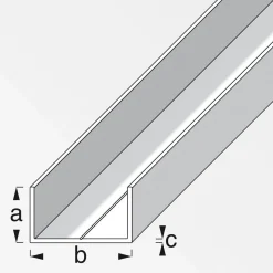 MyTool U-Profil 23,5 x 43,5 mm 1m blank