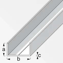MyTool U-Profil 7,5 x 12,5 mm 1m blank