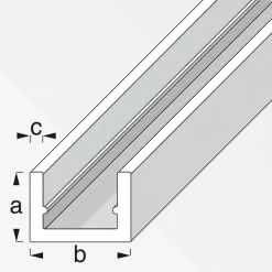 MyTool U-Profil 10 x 11,5 x 1,5 cm 2m silber