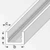 MyTool U-Profil 10 x 13,5 x 1,5 mm 1m silber