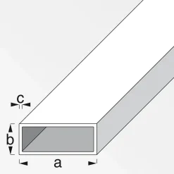 MyTool Vierkant-Rohr 30 x 20 x 1,5 mm 1m kaltgewalzt