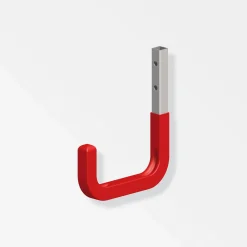 MyTool Wandhaken 150 mm gummiert rot