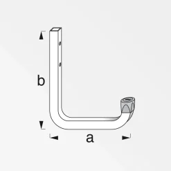 MyTool Wandhaken 150 mm verzinkt
